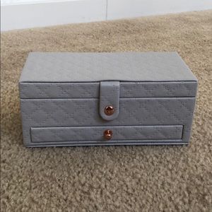 Pandora jewelry box with rose gold detail